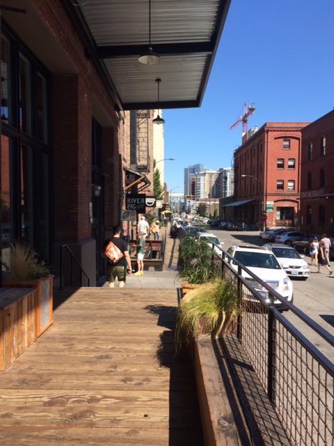 An image of Pearl District in Portland, Oregon, which could claim bragging rights for barre capital of the world.