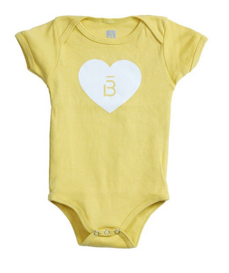 Barre3 onesie in yellow from Barre3