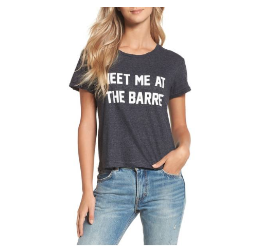 Meet Me at the Barre Tshirt, Barre Shirt, Barre Tee, Barre T Shirt