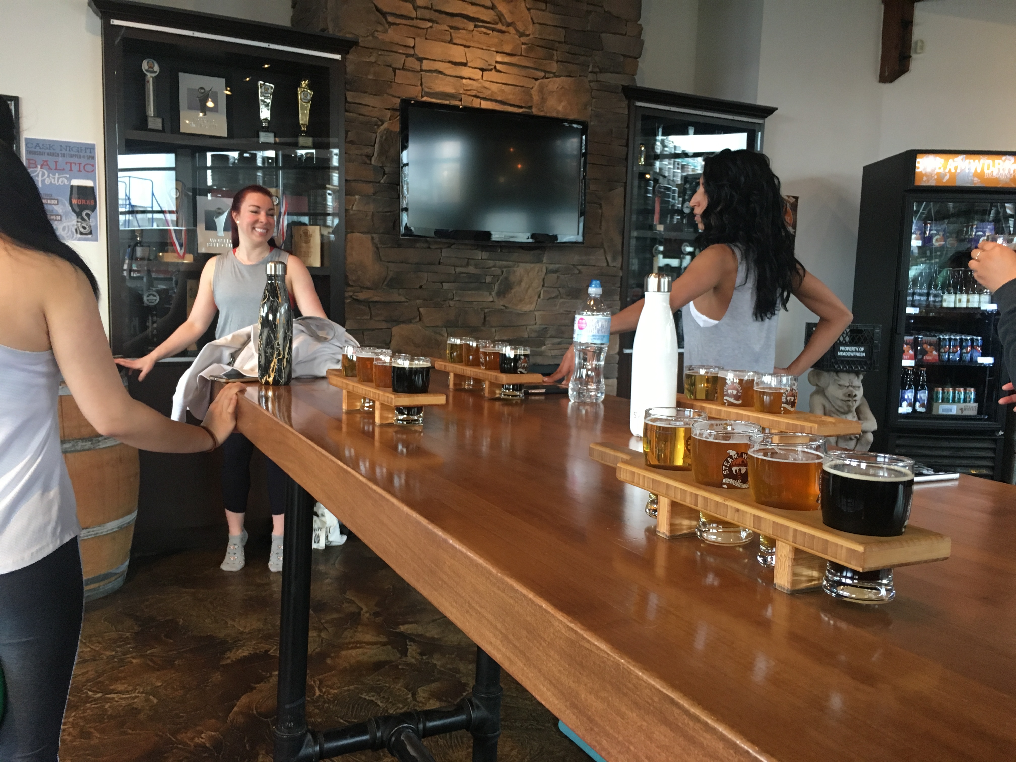 Barre and Brews event in Vancouver