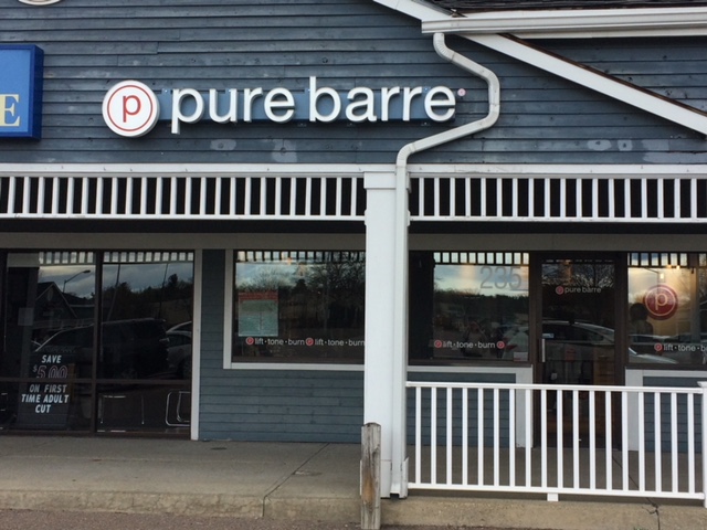 Pure Barre Burlington Vermont exterior