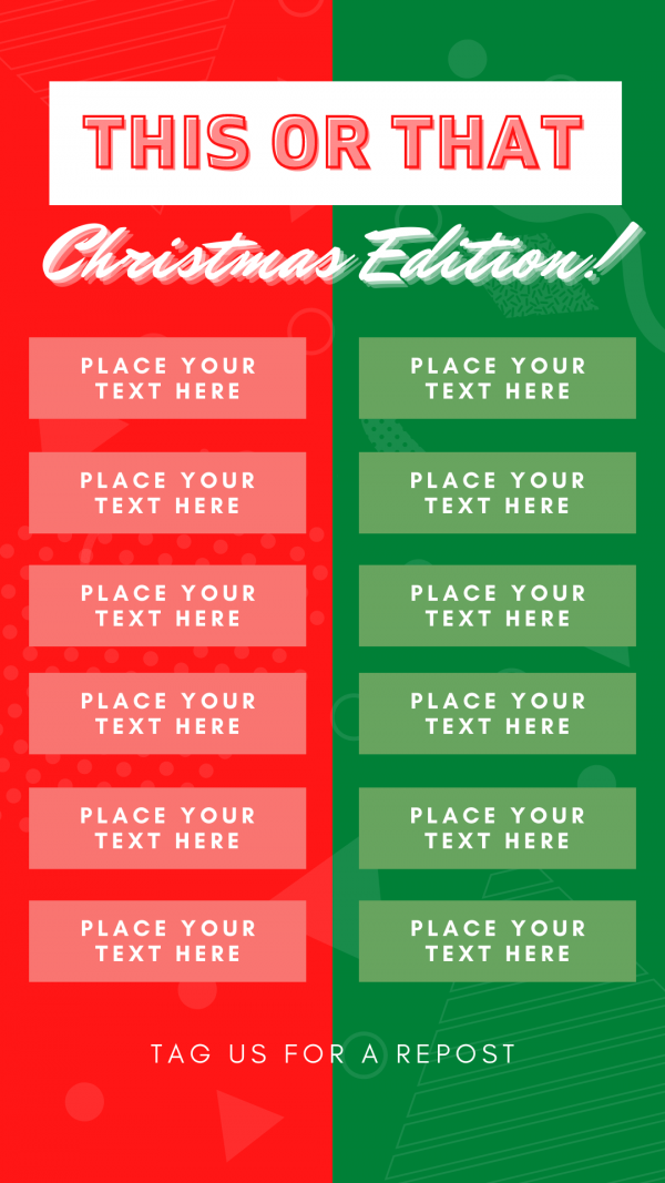 2021 Christmas Instagram Story Template Bundle For Canva